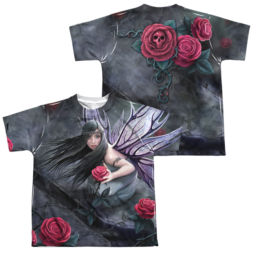 Anne Stokes Rose Fairy - Youth All-Over Print T-Shirt (Ages 8-12) Hoodie, Sweatshirt | ZylaModa.com
