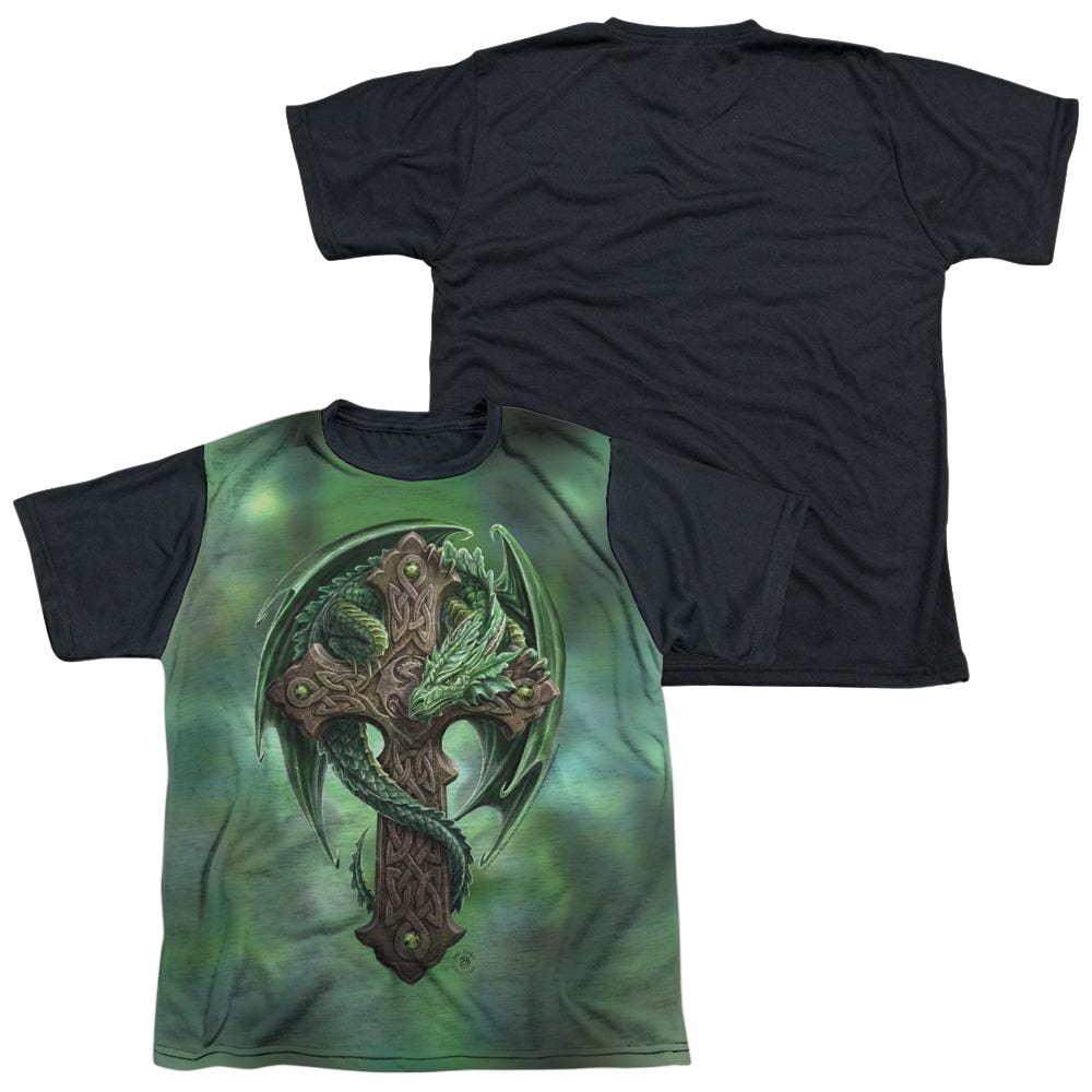 Anne Stokes Woodland Guardian - Youth Black Back T-Shirt (Ages 8-12) Hoodie, Sweatshirt | ZylaModa.com