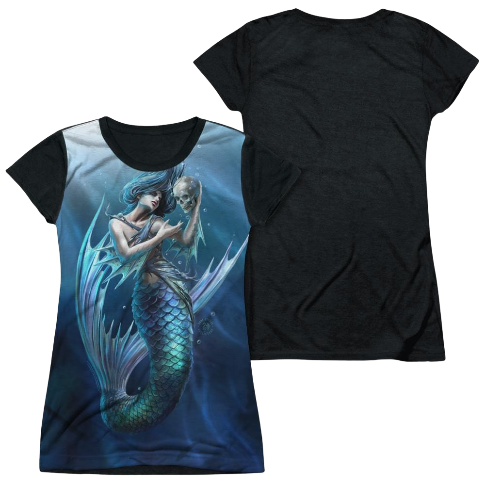 Anne Stokes Sailors Ruin - Juniors Black Back T-Shirt Hoodie, Sweatshirt | ZylaModa.com
