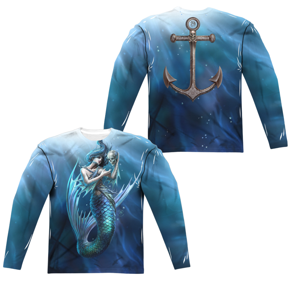 Anne Stokes Sailors Ruin - Men's All-Over Print Long Sleeve T-Shirt Hoodie, Sweatshirt | ZylaModa.com
