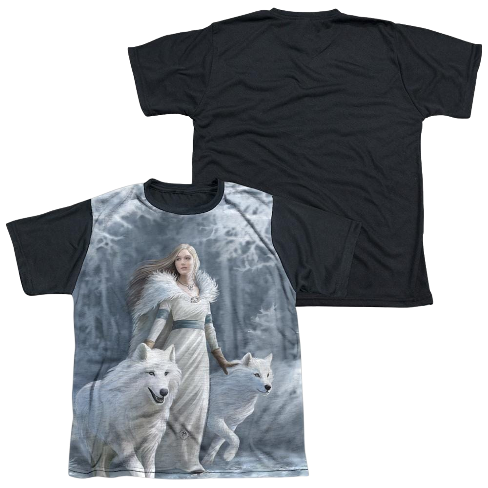 Anne Stokes Winter Guardians - Youth Black Back T-Shirt (Ages 8-12) Hoodie, Sweatshirt | ZylaModa.com