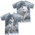 Anne Stokes Winter Guardians - Men's All-Over Print T-Shirt Hoodie, Sweatshirt | ZylaModa.com