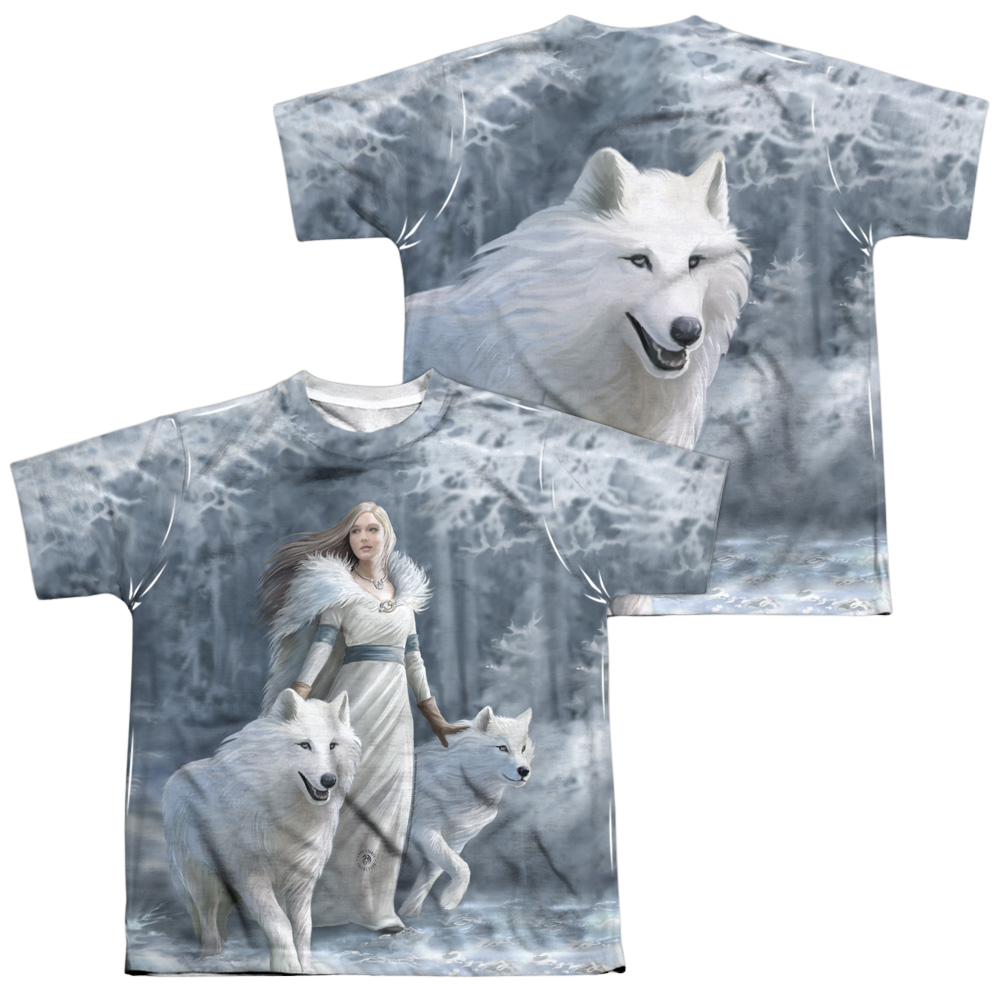 Anne Stokes Winter Guardians - Youth All-Over Print T-Shirt (Ages 8-12) Hoodie, Sweatshirt | ZylaModa.com