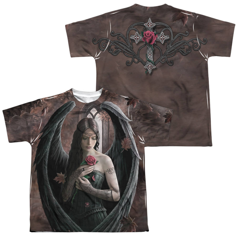 Anne Stokes Angel Rose - Youth All-Over Print T-Shirt (Ages 8-12) Hoodie, Sweatshirt | ZylaModa.com