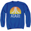 Atari Sunrise Eroded - Men's Crewneck Sweatshirt T-Shirts, Hoodie | ZylaModa.com