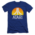 Atari Sunrise Eroded - Men's Premium Slim Fit T-Shirt Hoodie, Sweatshirt | ZylaModa.com