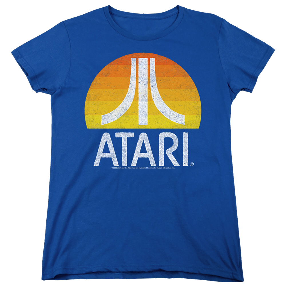 Atari Sunrise Eroded - Women's T-Shirt Hoodie, Sweatshirt | ZylaModa.com