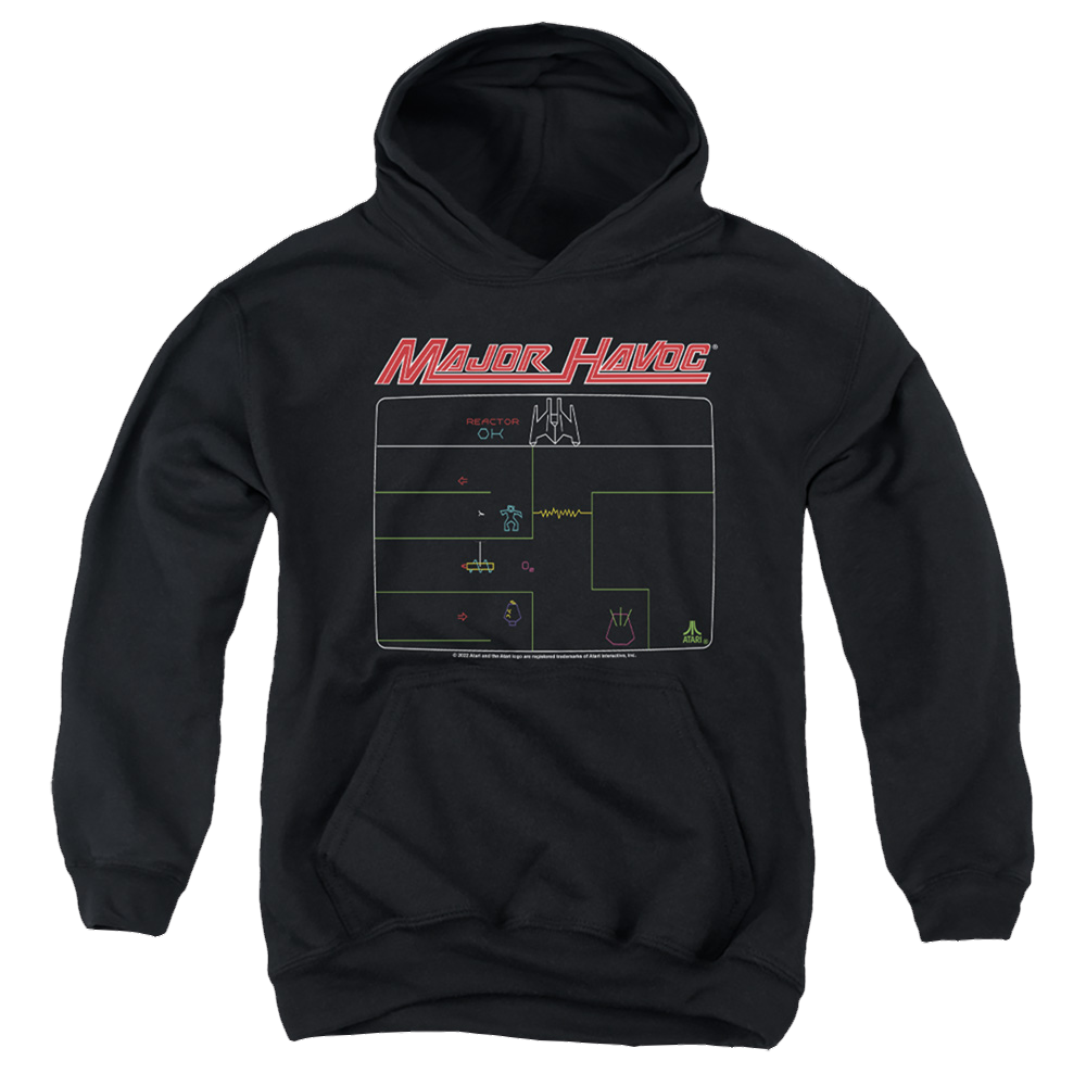 Atari Major Havok Screen Youth Pull-Over Hoodie T-Shirts, Sweatshirt | ZylaModa.com