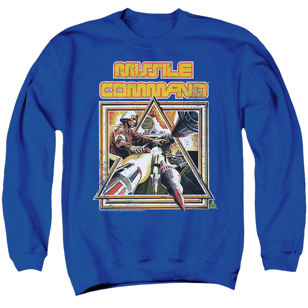 Atari Missle Commander - Men's Crewneck Sweatshirt T-Shirts, Hoodie | ZylaModa.com
