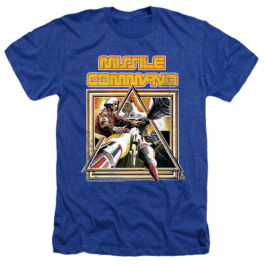 Atari Missle Commander - Men's Heather T-Shirt Hoodie, Sweatshirt | ZylaModa.com
