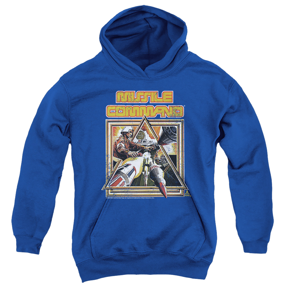Atari Missle Commander Youth Pull-Over Hoodie T-Shirts, Sweatshirt | ZylaModa.com