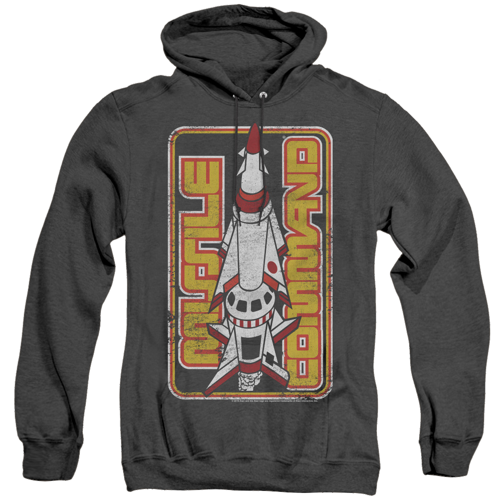 Atari Missile - Heather Pullover Hoodie T-Shirts, Sweatshirt | ZylaModa.com