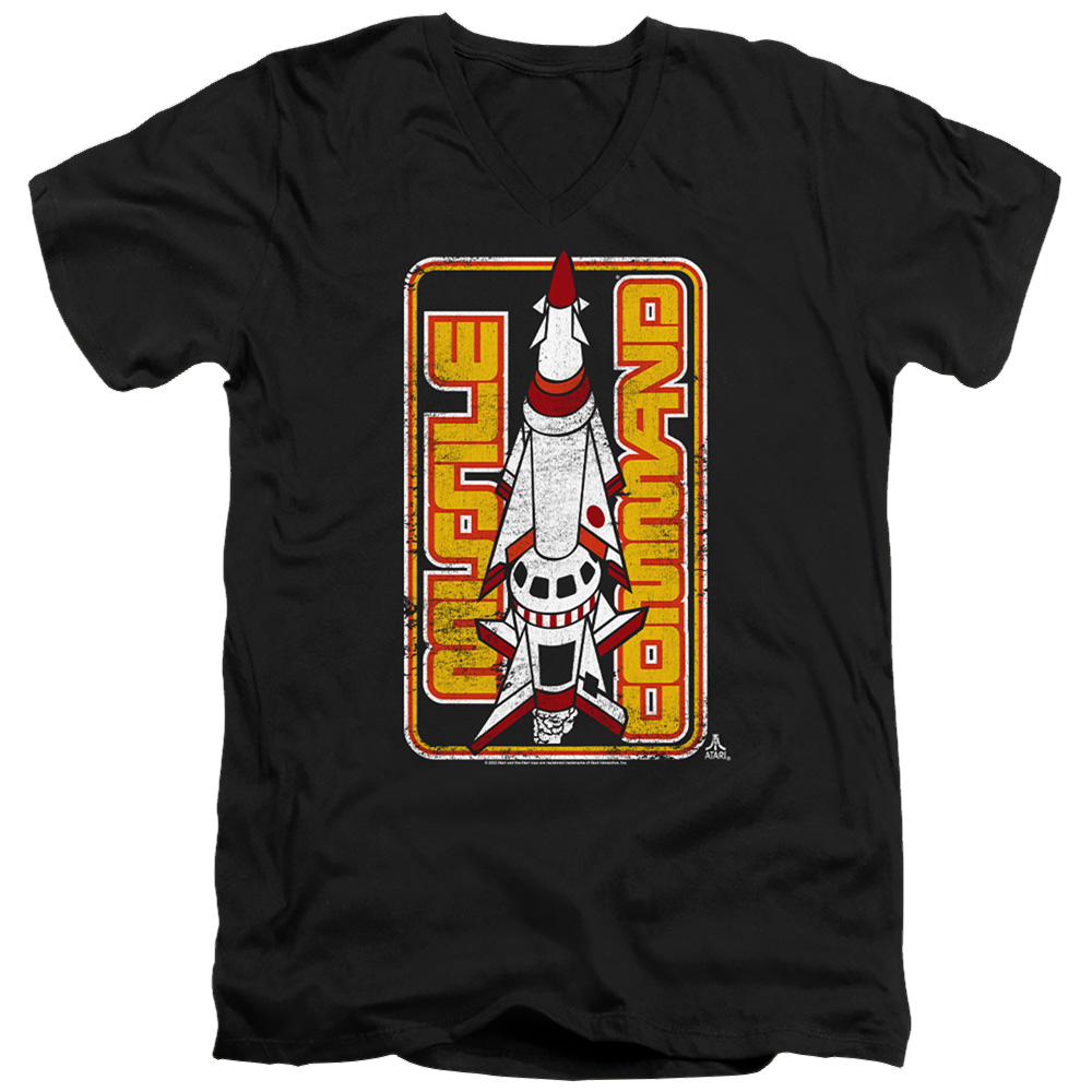 Atari Missile - Men's V-Neck T-Shirt Hoodie, Sweatshirt | ZylaModa.com