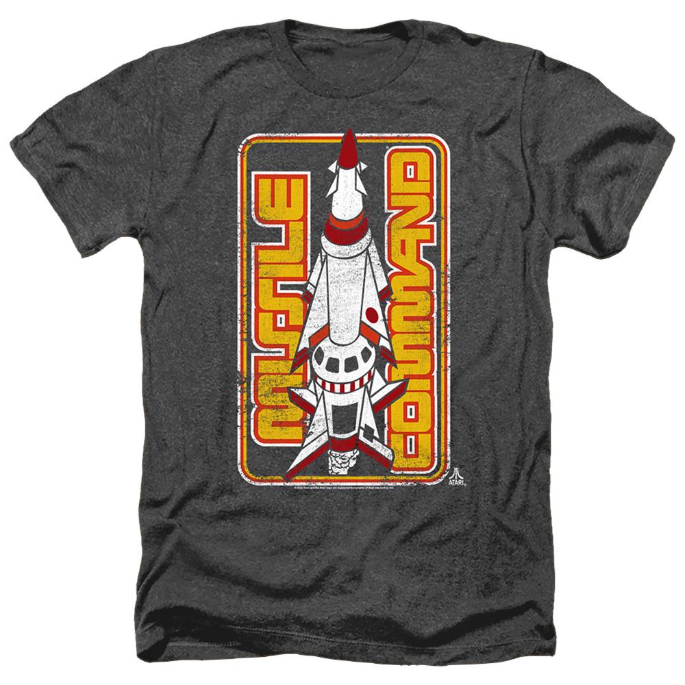 Atari Missile - Men's Heather T-Shirt Hoodie, Sweatshirt | ZylaModa.com