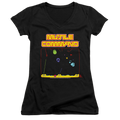 Atari Missle Screen - Juniors V-Neck T-Shirt Hoodie, Sweatshirt | ZylaModa.com