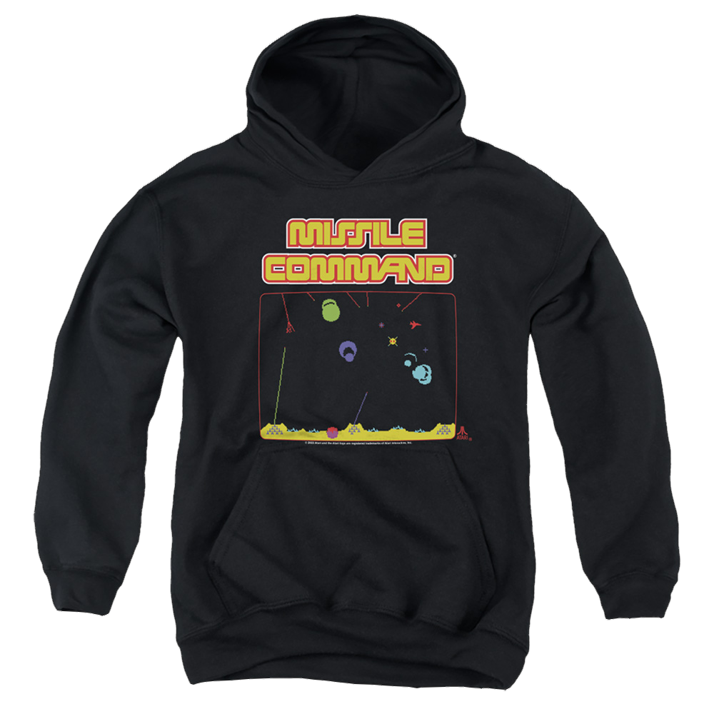 Atari Missle Screen Youth Pull-Over Hoodie T-Shirts, Sweatshirt | ZylaModa.com