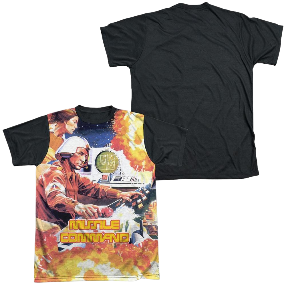 Atari Missle Commander - Men's Black Back T-Shirt Hoodie, Sweatshirt | ZylaModa.com