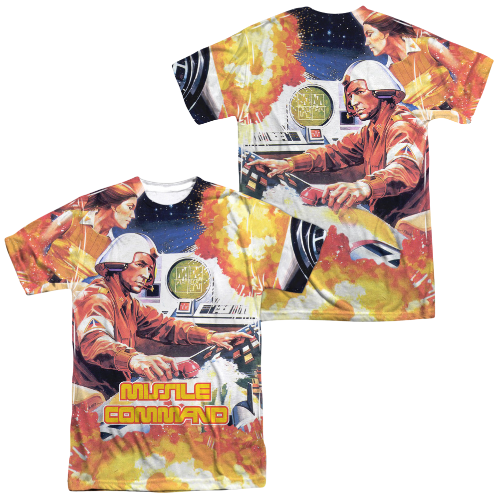 Atari Missle Commander Men's All Over Print T-Shirt Hoodie, Sweatshirt | ZylaModa.com