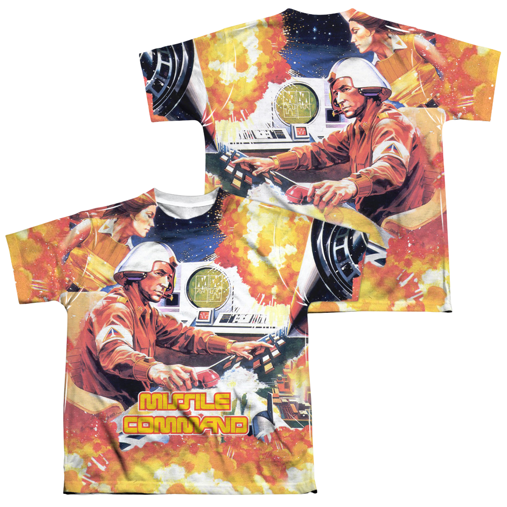 Atari Missle Commander - Youth All-Over Print T-Shirt (Ages 8-12) Hoodie, Sweatshirt | ZylaModa.com