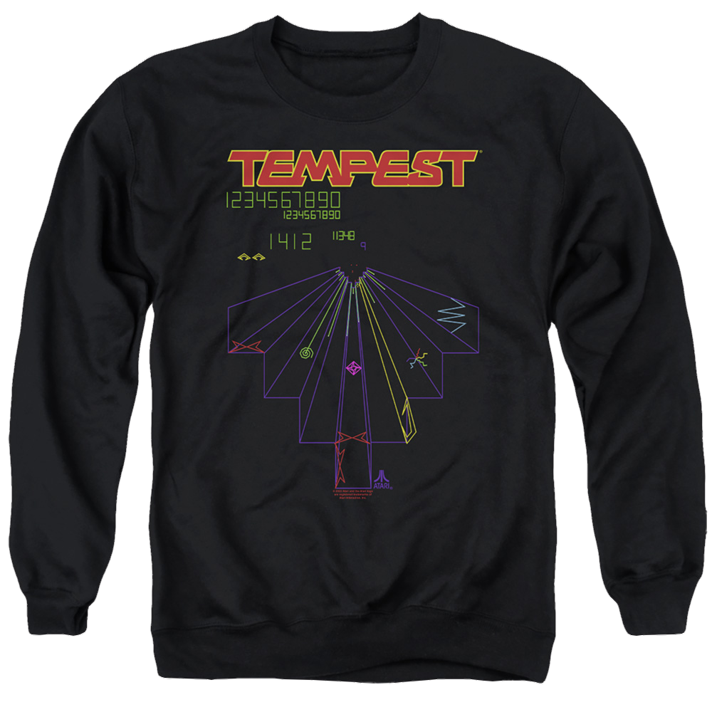 Atari Tempest Screen - Men's Crewneck Sweatshirt T-Shirts, Hoodie | ZylaModa.com