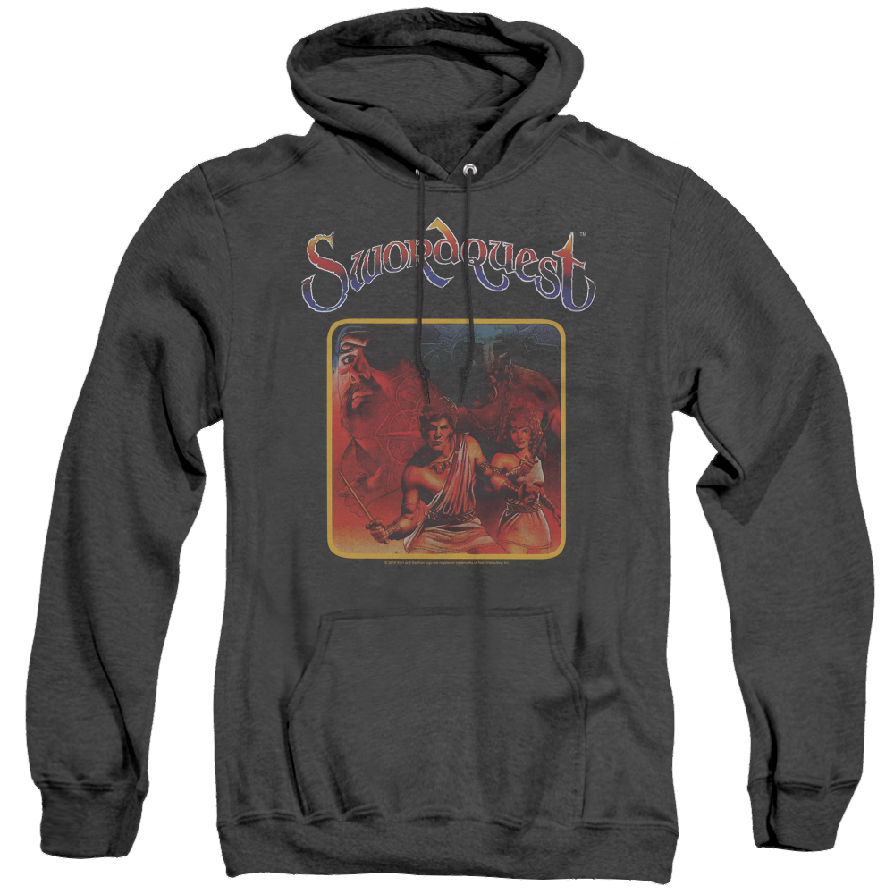 Atari Swordquest - Heather Pullover Hoodie T-Shirts, Sweatshirt | ZylaModa.com