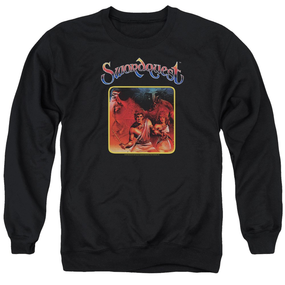 Atari Swordquest - Men's Crewneck Sweatshirt T-Shirts, Hoodie | ZylaModa.com