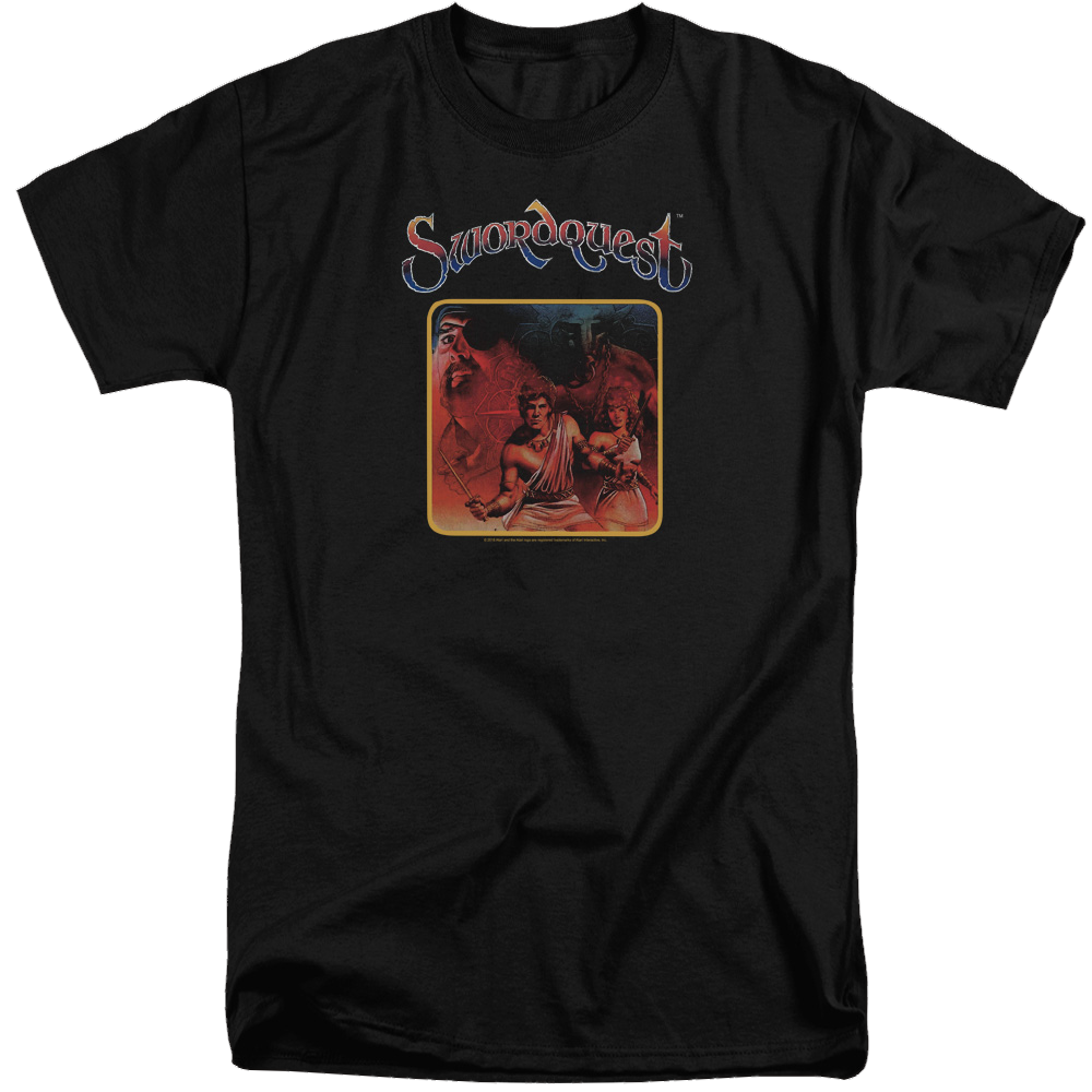 Atari Swordquest - Men's Tall Fit T-Shirt Hoodie, Sweatshirt | ZylaModa.com