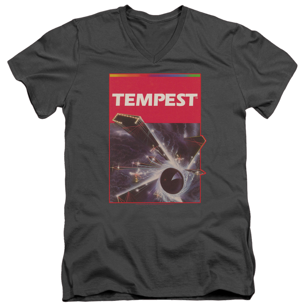 Atari Tempest Box Art - Men's V-Neck T-Shirt Hoodie, Sweatshirt | ZylaModa.com