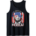 Abraham Lincoln 4th Of July Merica Men Women American Flag Tank Top made in USA T-Shirts, Hoodie, Sweatshirt | ZylaModa.com