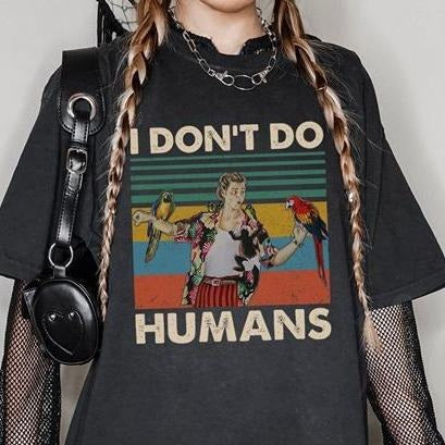 Ace Ventura I Don't Do Humans Shirt, Vintage Ace Ventura Shirt Hoodie, Sweatshirt | ZylaModa.com