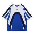 Aelfric Eden Color Blocking Racing Tee Hoodie, Sweatshirt | ZylaModa.com