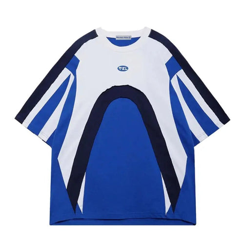 Aelfric Eden Color Blocking Racing Tee Hoodie, Sweatshirt | ZylaModa.com