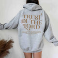 Aesthetic Christian Hoodie, Bible Verse Hoodie, Women's Religious Shirt, Trust In The Lord Shirt, Faith shirt, Christian...
