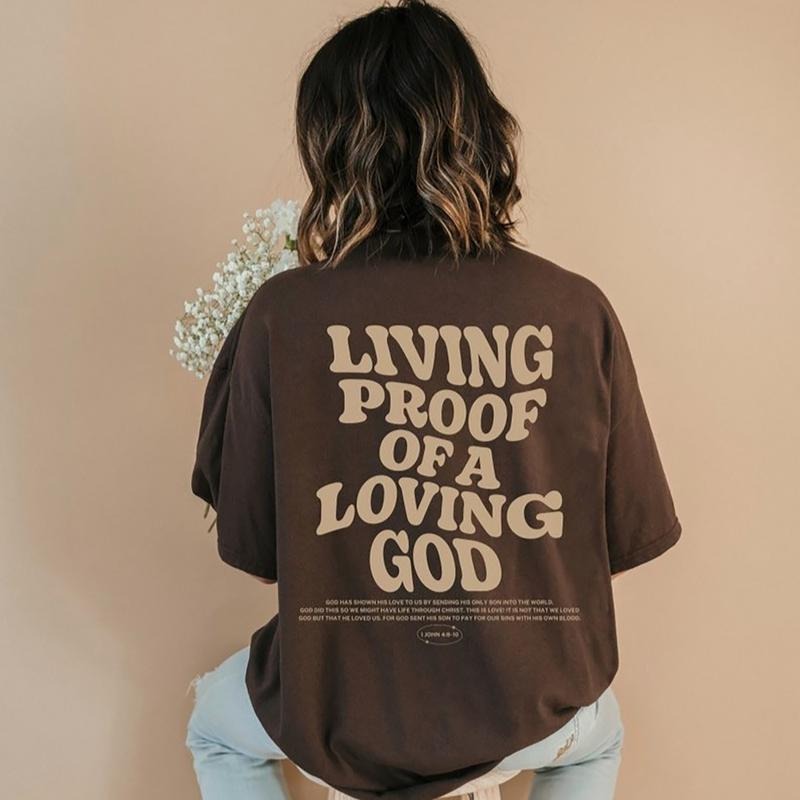 Aesthetic Christian Shirt For Men Christian Apparel Brown Jesus T-Shirt Hoodie, Sweatshirt | ZylaModa.com