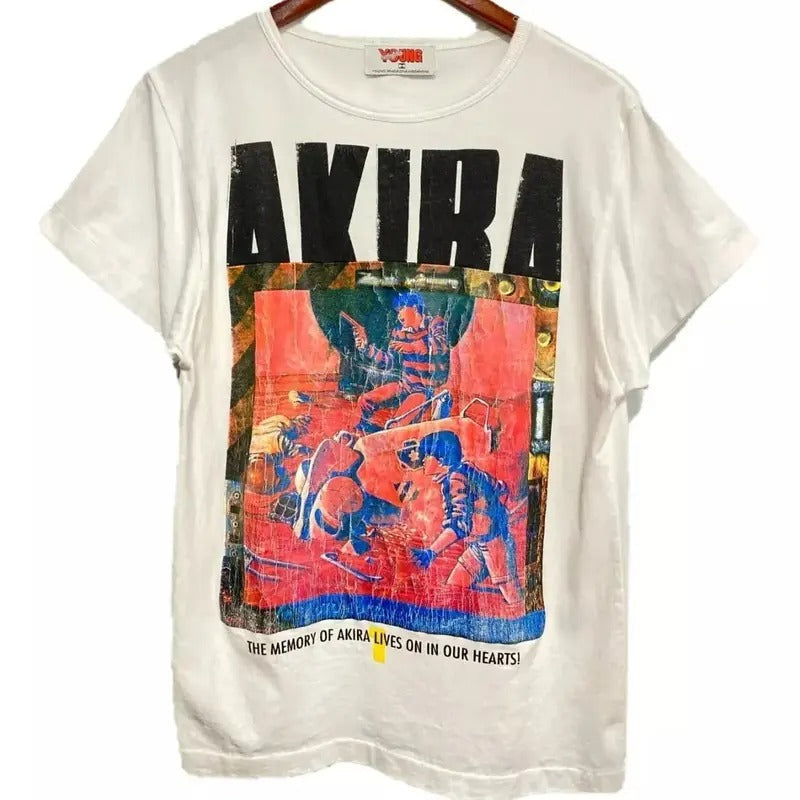Akira Anime graphic short sleeve white shirt unisex men women S-5XL Hoodie, Sweatshirt | ZylaModa.com