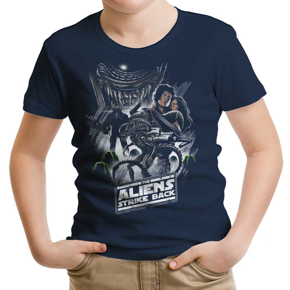 Aliens Strike Back - Youth Apparel T-Shirts, Hoodie, Sweatshirt | ZylaModa.com (Image 3)