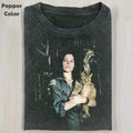 Aliens Vintage Graphic Tee, Ellen Ripley With Cat T-Shirt, Movies Tee, Unisex Meme Cringe Funny Dumb Shirt, Menswear...
