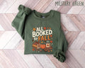 All Booked for Fall Sweatshirt, Cute Book Lover Autumn Tee, Cozy Reading T-Shirt for Women, Bookish Fall Graphic Tee,...