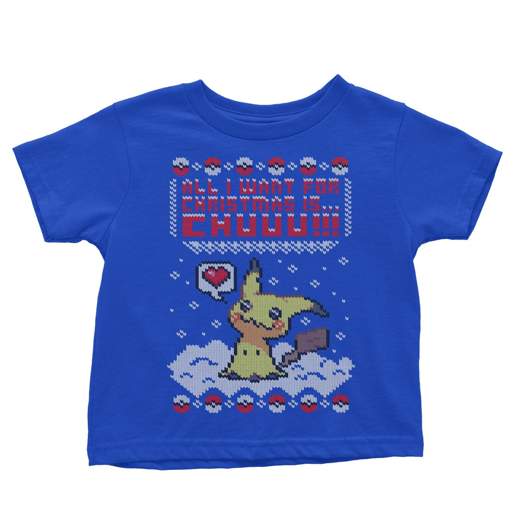 All I Want for Christmas is Chuuu - Youth Apparel T-Shirts, Hoodie, Sweatshirt | ZylaModa.com (Image 5)