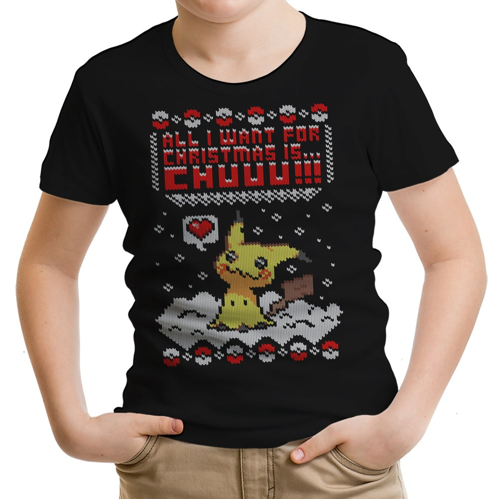 All I Want for Christmas is Chuuu - Youth Apparel T-Shirts, Hoodie, Sweatshirt | ZylaModa.com (Image 3)