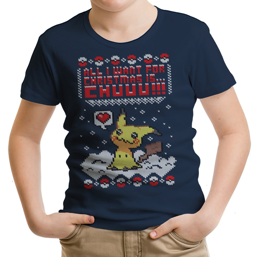 All I Want for Christmas is Chuuu - Youth Apparel T-Shirts, Hoodie, Sweatshirt | ZylaModa.com (Image 4)