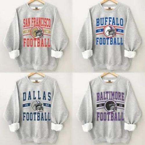 All Team Vintage Football Sweatshirts, Unisex Sweatshirt T-Shirts, Hoodie | ZylaModa.com