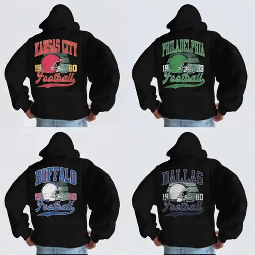 All Teams Football Vintage Style Crewneck Hoodies, Vintage All Teams Football Hoodies T-Shirts, Sweatshirt | ZylaModa.com