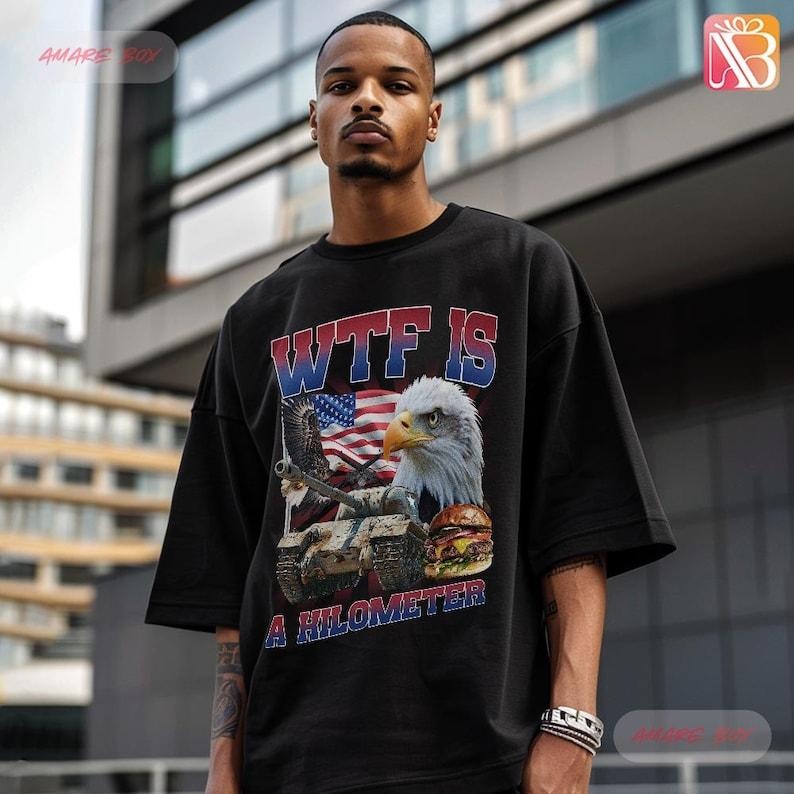 Amare Box 4th Of July Shirt, Wtf Is A Kilometer Retro, Funny Independence USA Graphic Unisex  T-shirt, sweater and Hoodie...