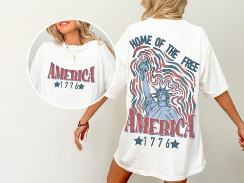 America 1776 Shirt, July 4th Tshirt, Patriotic Shirt, America Shirt Hoodie, Sweatshirt | ZylaModa.com