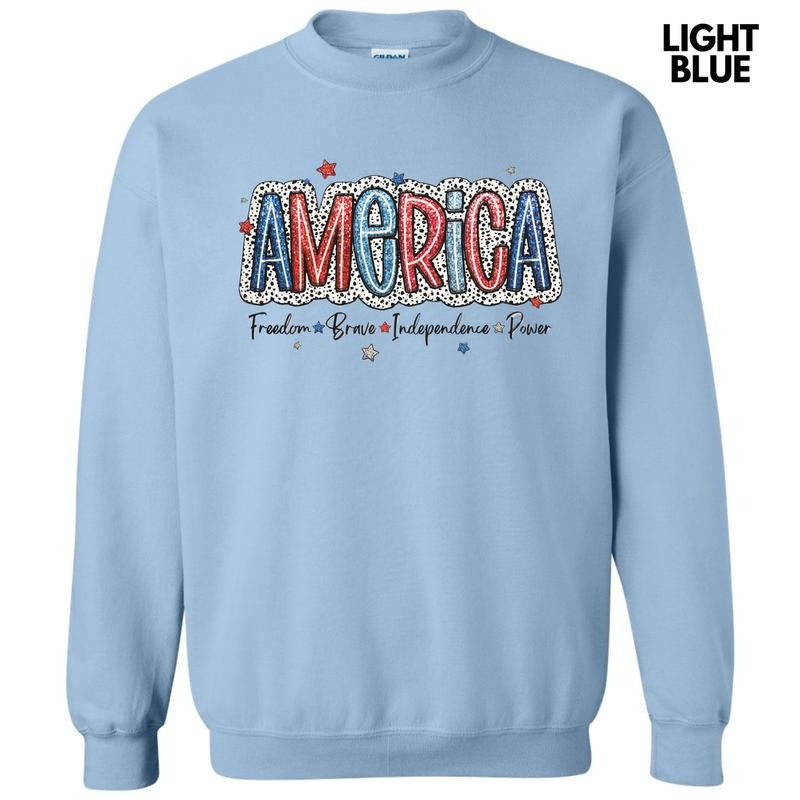 America Dalmatian Dots Sweatshirt T-Shirts, Hoodie | ZylaModa.com