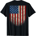 American Flag Patriotic Red White Blue T-Shirt Made in USA Hoodie, Sweatshirt | ZylaModa.com
