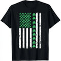 American Flag Shamrocks St Patricks Day Vintage Irish USA T-Shirt made in USA Hoodie, Sweatshirt | ZylaModa.com