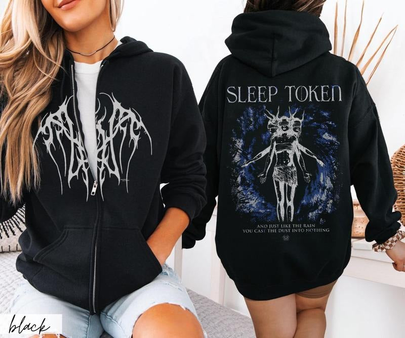 And Just Like The Rain ... Sleep Token Unisex ZIP Hoodie, Gift for fans Womenswear T-Shirts, Sweatshirt | ZylaModa.com