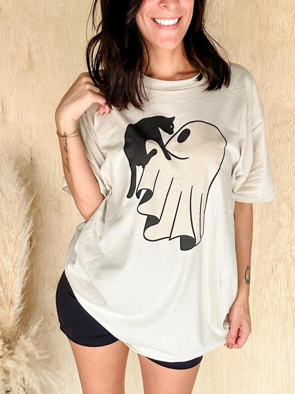 Animal Ghost Graphic Top T-Shirts, Hoodie, Sweatshirt | ZylaModa.com